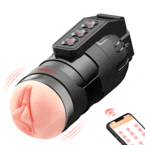 【Cum Harder Faster 】Leten 10 Vibrating Masturbator and Pussy Pockets 2 in 1 APP Control