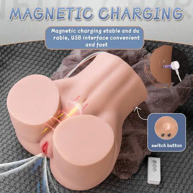 Newest product Vibrating Vagina Sucking Ass Masturbator 24lb Automatic Big Butt Masturbator